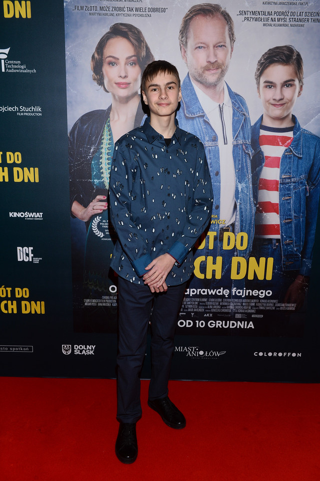 Teodor Koziar na premierze filmu "Powrót do tamtych dni"