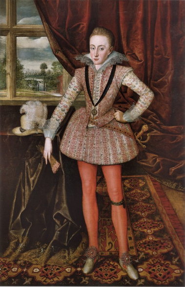 Henryk na portrecie pędzla Roberta Peake’a starszego z 1610 roku.