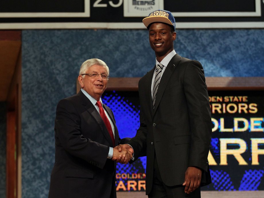 Harrison Barnes was drafted seventh by the Warriors.