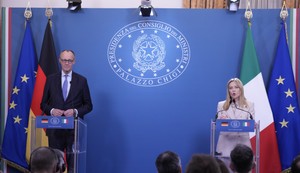 Fridrih Merc i Đorđa Meloni