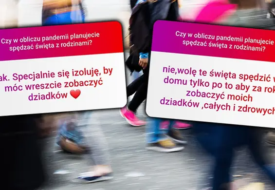 "Zostaję w domu, bo chcę spotkać dziadków za rok". Pytamy młodych o kolejne święta w pandemii