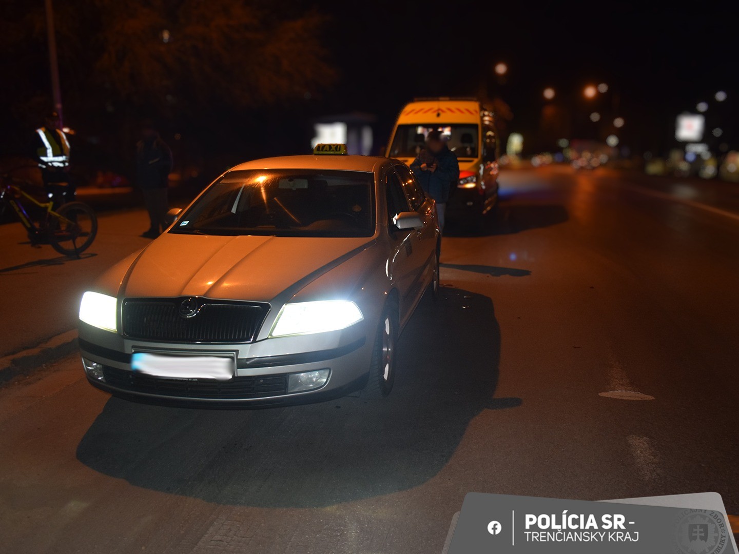 Cyklista pod vplyvom alkoholu spôsobil nehodu.