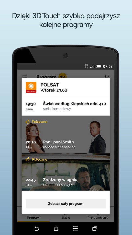 Nowa aplikacja Onet Program TV - pobierz już teraz ze sklepów Google Play i AppStore