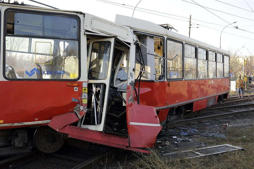 Zderzenie 2 tramwajów