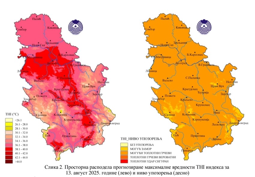 THI za sredu 13. avgust