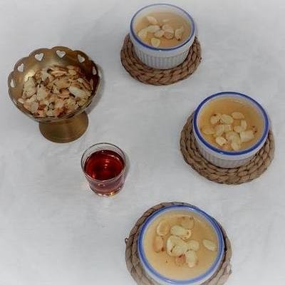 Amarettós panna cotta