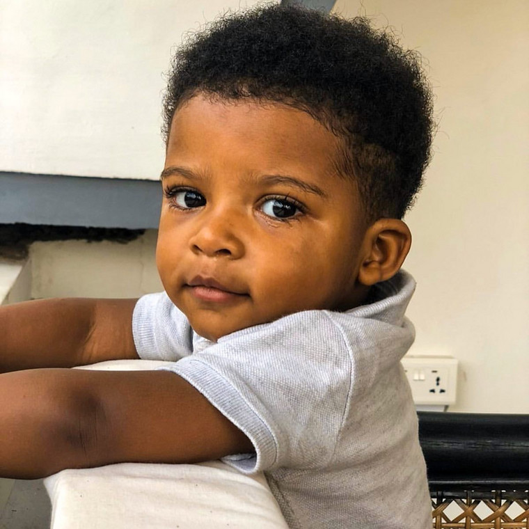 KiDi's son, Zane