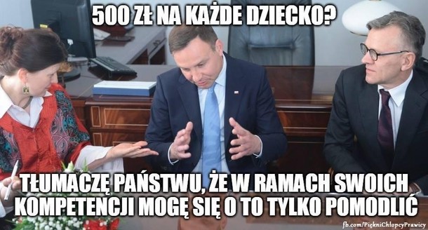 memy, 500 zł na dziecko