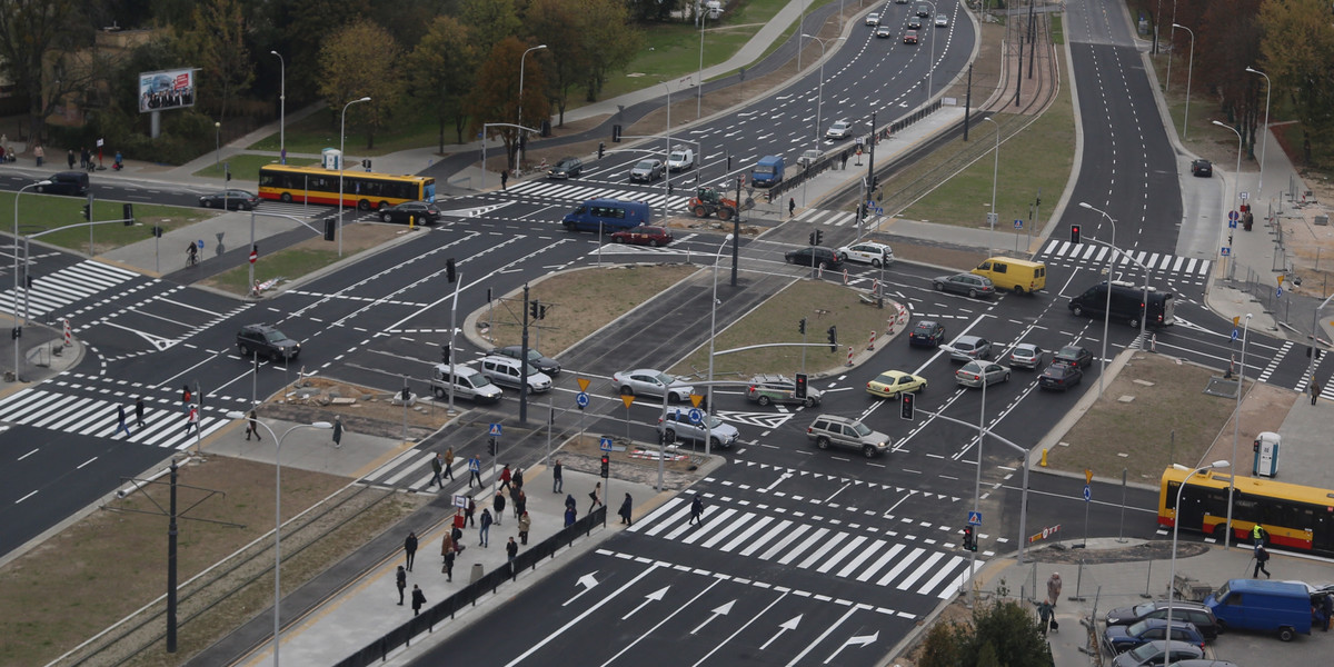 Pierwsza kolizja na otwartej Wołoskiej