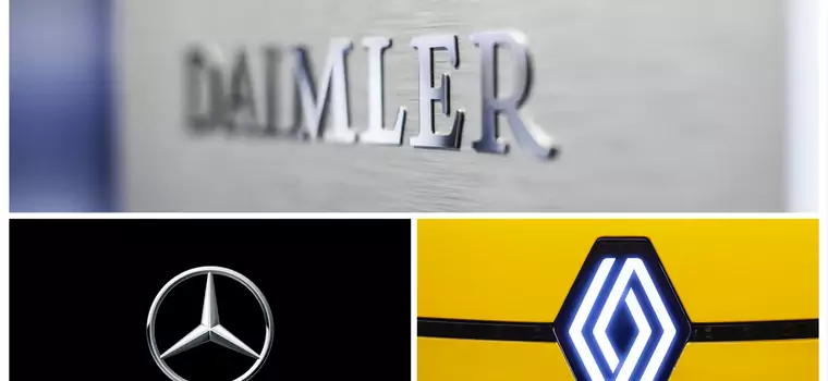 Daimler żegna się z Renault i zarabia na tym 305 mln euro 