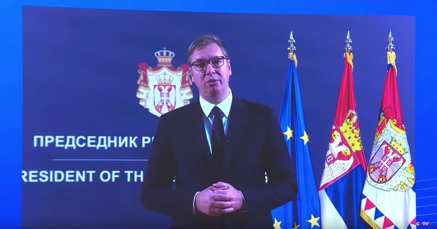 Obraćanje predsednika putem video uključenja