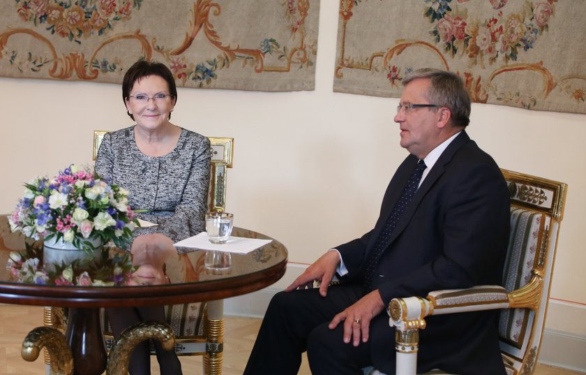 Ewa Kopacz i Bronisław Komorowski