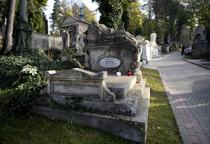 Polskie groby na Cmentarzu Łyczakowskim we Lwowie , PAP/Darek Delmanowicz