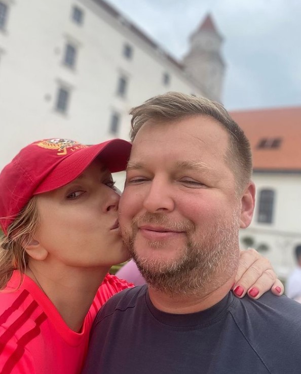 Riaditeľka Fashion TV Gabika Drobová s manželom.