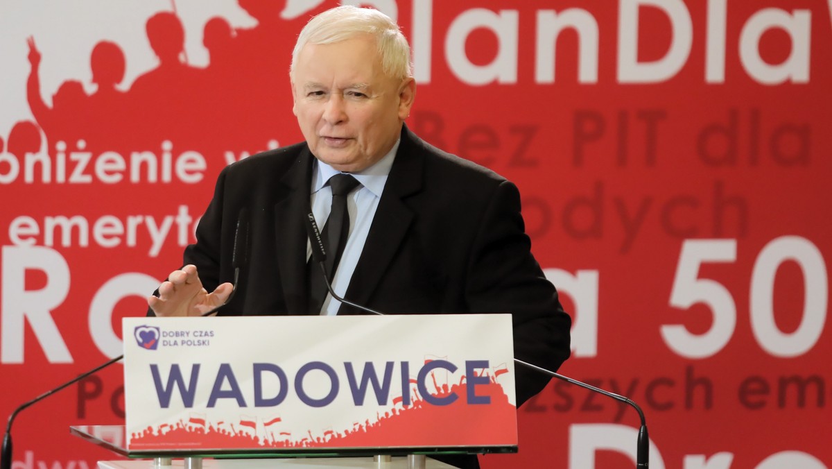 Wybory parlamentarne 2019. Jarosław Kaczyński w Wadowicach