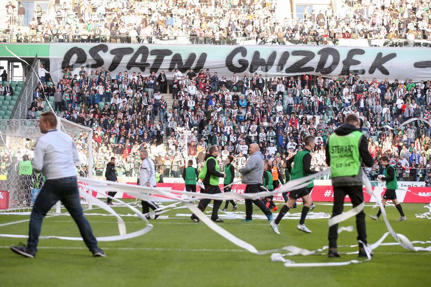 Pilka nozna. Ekstraklasa. Legia Warszawa - Pogon Szczecin. 07.04.2018