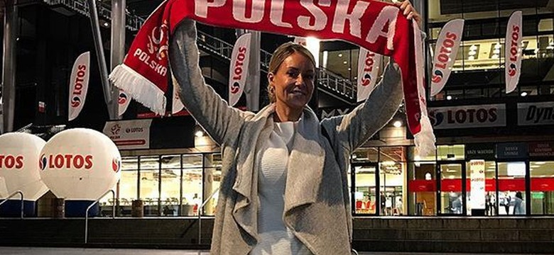 Rozenek, Lewandowska, Koterski. Celebryci na meczu Polska-Czarnogóra [GALERIA]