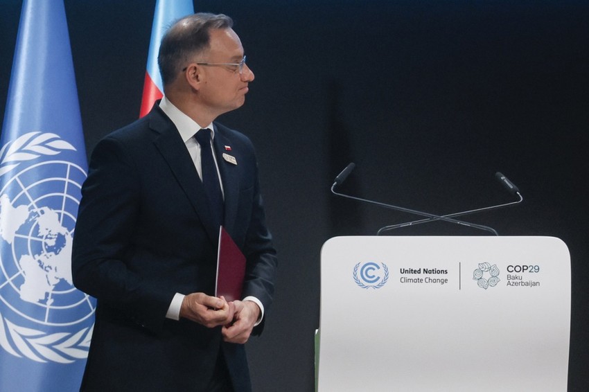 Andžej Duda na klimatskom samitu COP29 u Bakuu 12. novembra