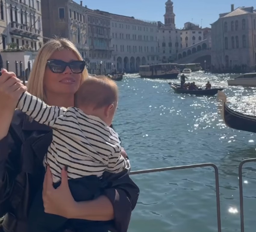 Tamara Dragić sa sinom