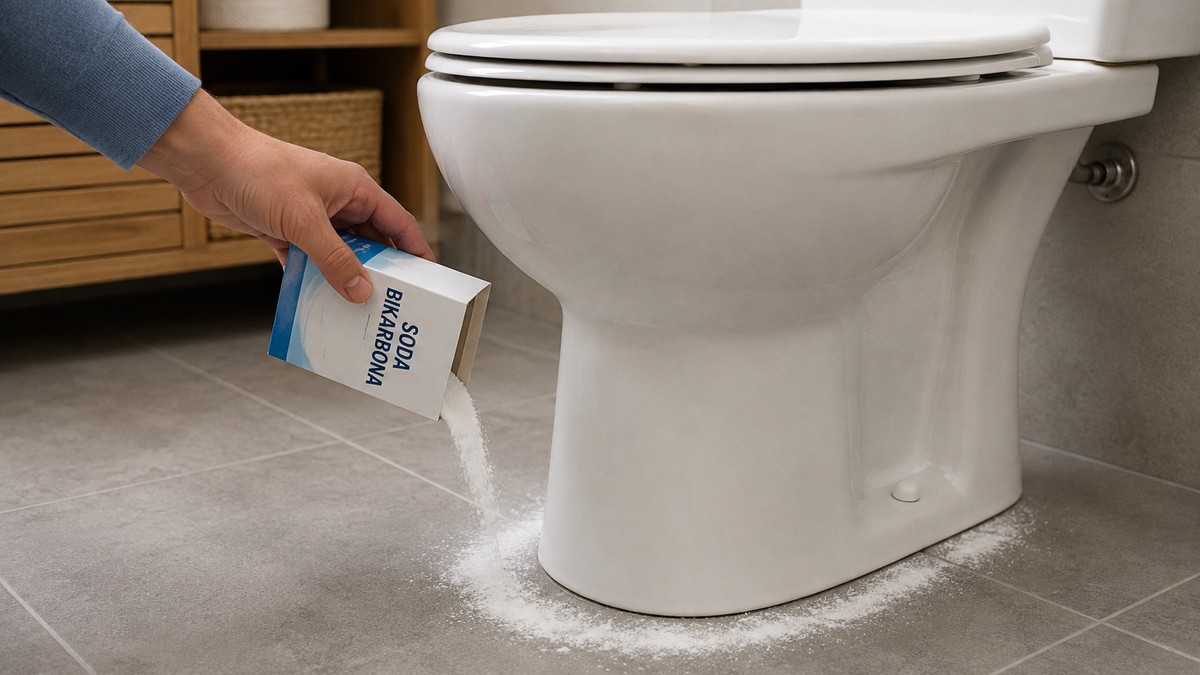 Soda bikarbona oko WC šolje