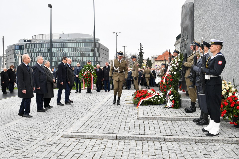 Warszawa, 16.04.2023. Obchody 13. rocznicy katastrofy smoleńskiej.