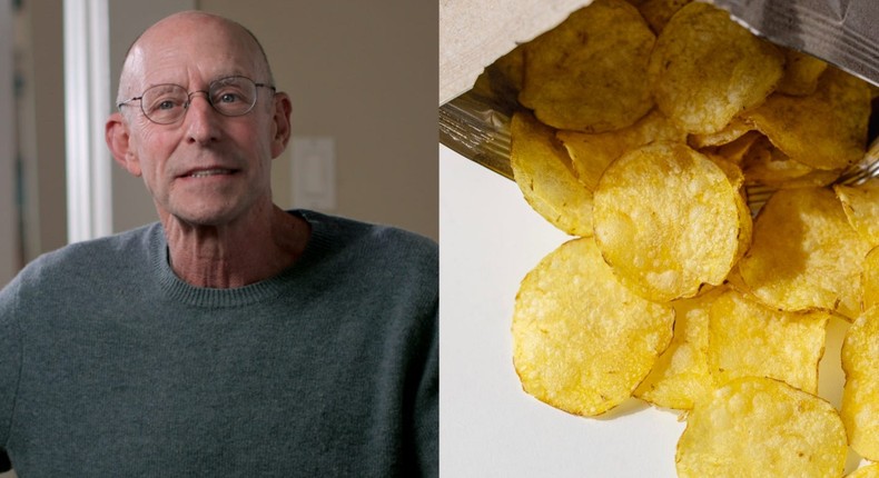 Michael Pollan (left) unpacks America's unhealthy addiction to ultra-processed foods in Food Inc. 2. But even he finds it hard to resist the occasional potato chip.Photo courtesy of River Road, participant and Magnolia Pictures / mrs/Getty Images