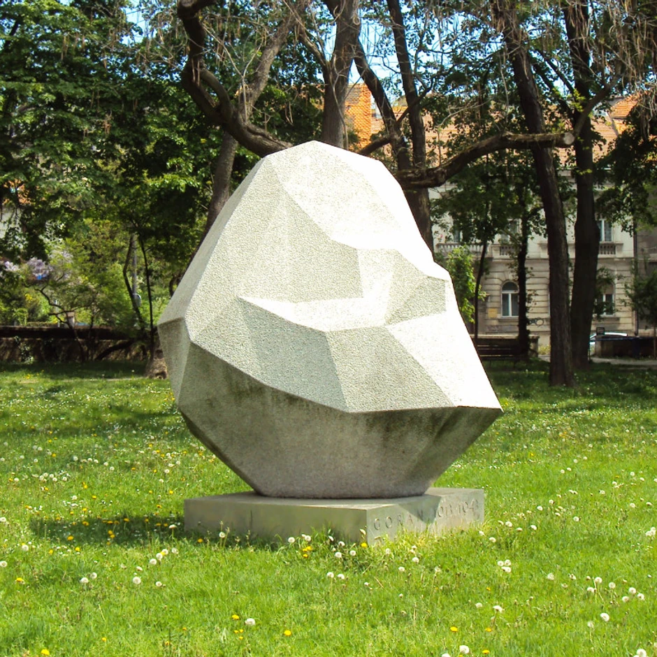 Spomenik Ivanu Goranu Kovačiću u Zagrebu, delo Vojina Bakića iz 1963.