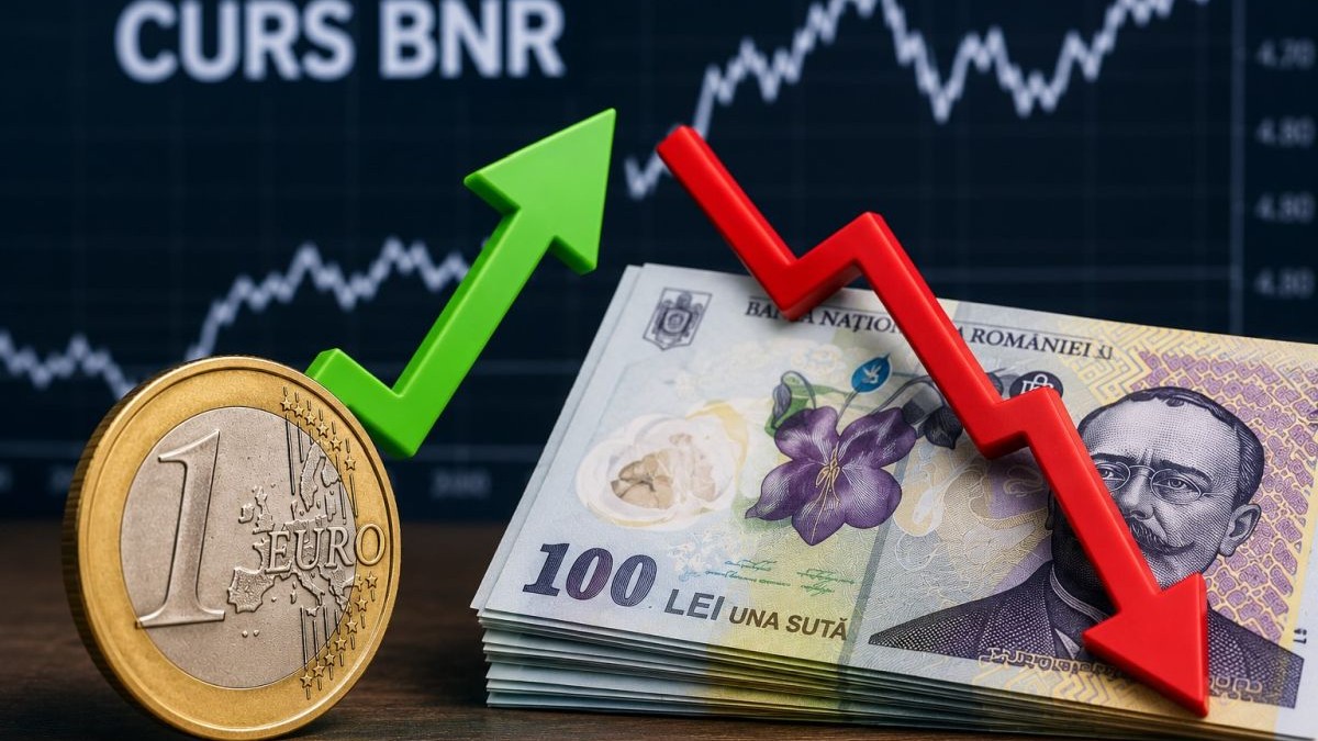 Leul scade în raport cu euro, dolarul și lira sterlină. Cursul BNR, luni, 21 septembrie 2026