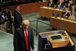 U.S. President Trump addresses the United Nations General Assembly in New York