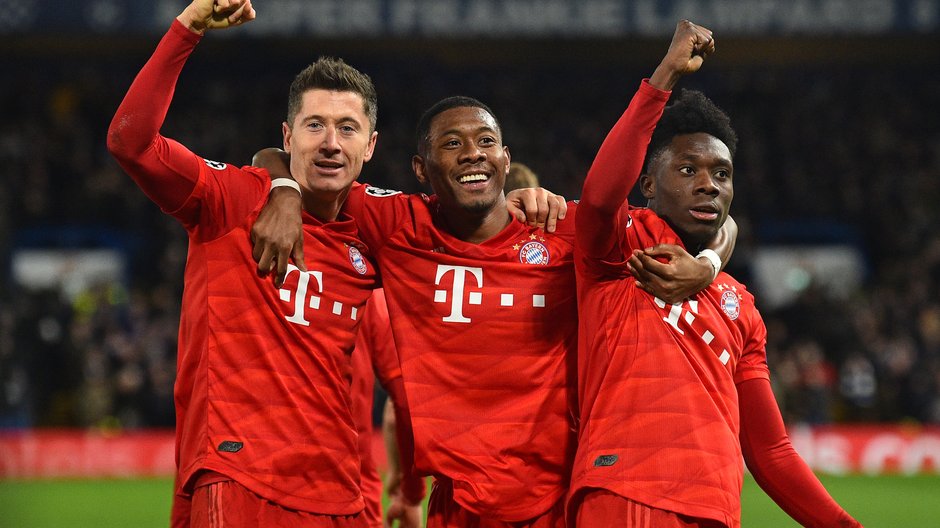 Robert Lewandowski, David Alaba, Alphonso Davies