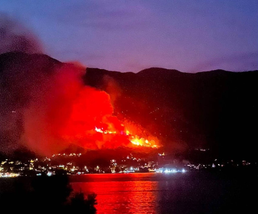 Požar u Baošićima