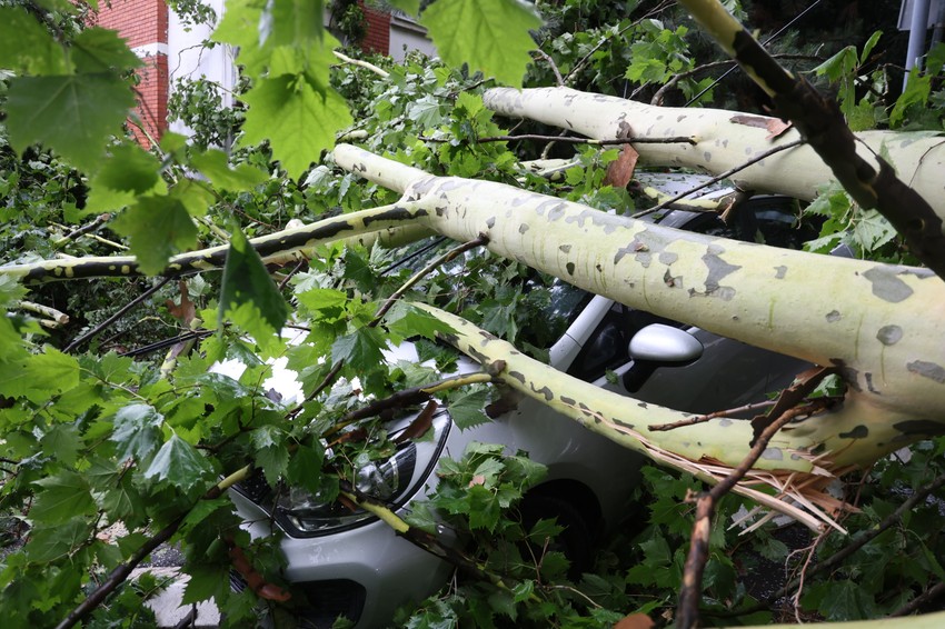 Apokaliptične scene u Mirijevu posle današnejg nevremena