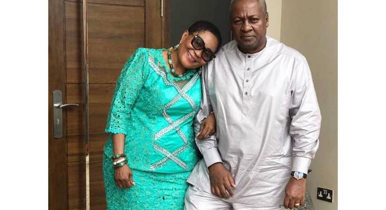 Ex-Ghana president, John Dramani Mahama has marked the 25th anniversary of his marriage to Lordina by sharing some photos on social media. 