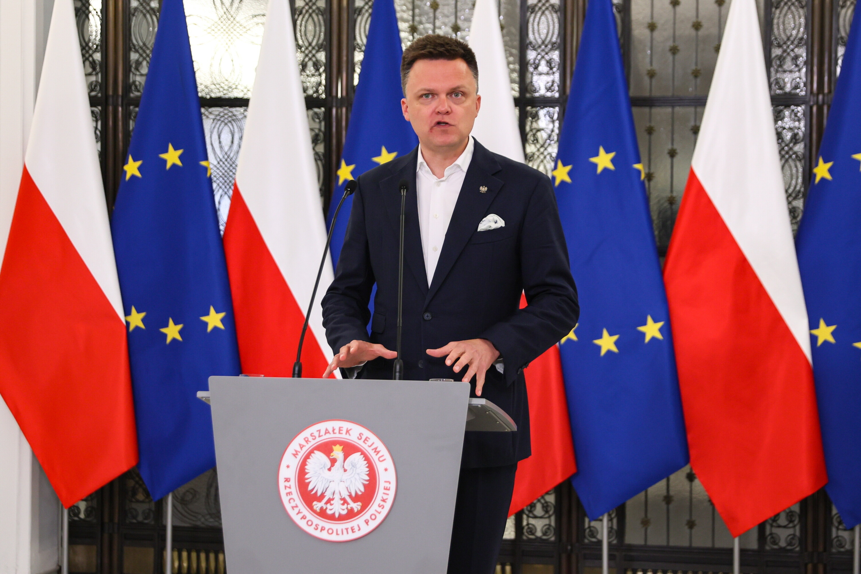 Rekonstrukcja rządu: Hołownia domaga się konkretów od Tuska