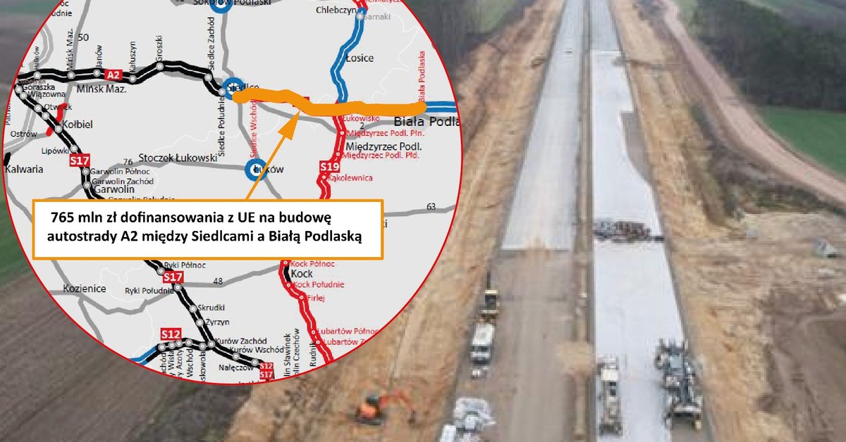 Opóźniony odcinek "Autostrady Wolności" w końcu będzie dokończony. Są pieniądze na budowę A2