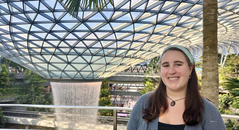 Singapore's Changi Airport has long been rated one of the world's best — and its seven-story waterfall I saw during a recent visit was just one of the highlights.Taylor Rains/Insider