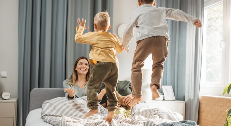 Bethaney Phillips (not pictured) and her husband allow their two young boys to co-sleep with them.Getty Images