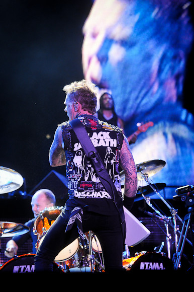 Metallica na festiwalu Sonisphere 2012 w Warszawie (fot. Artur Rawicz / Onet)