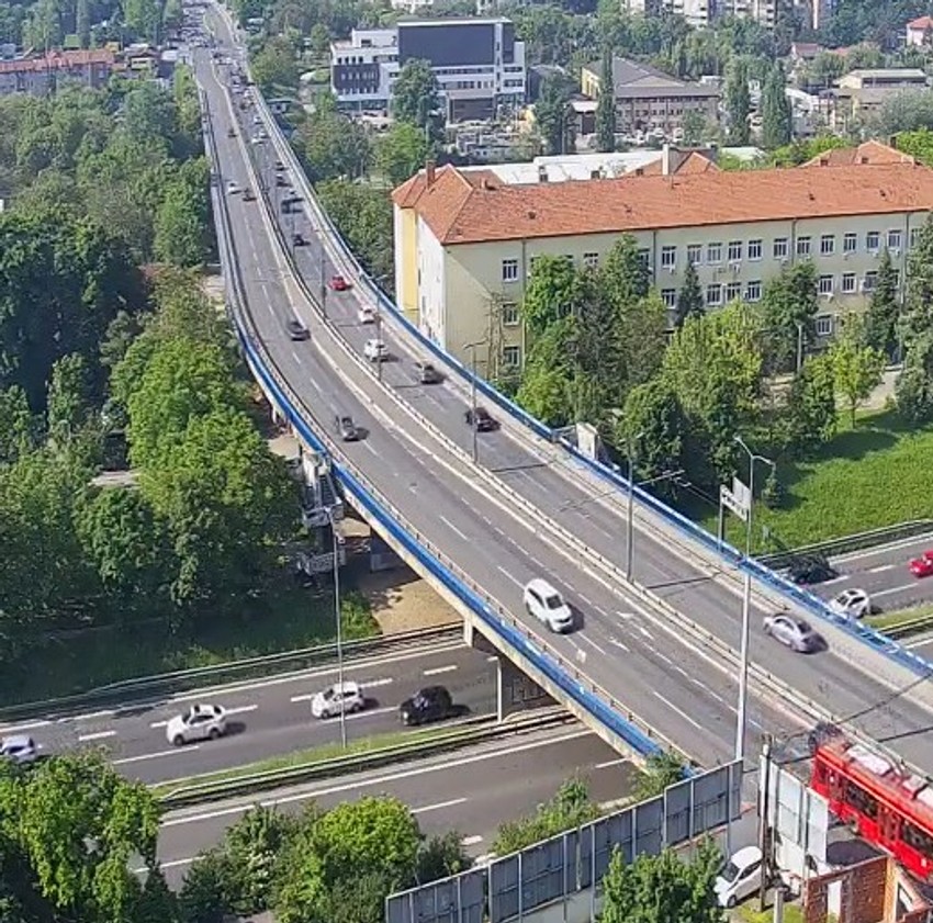 I Plavi most bez mnogo saobraćaja