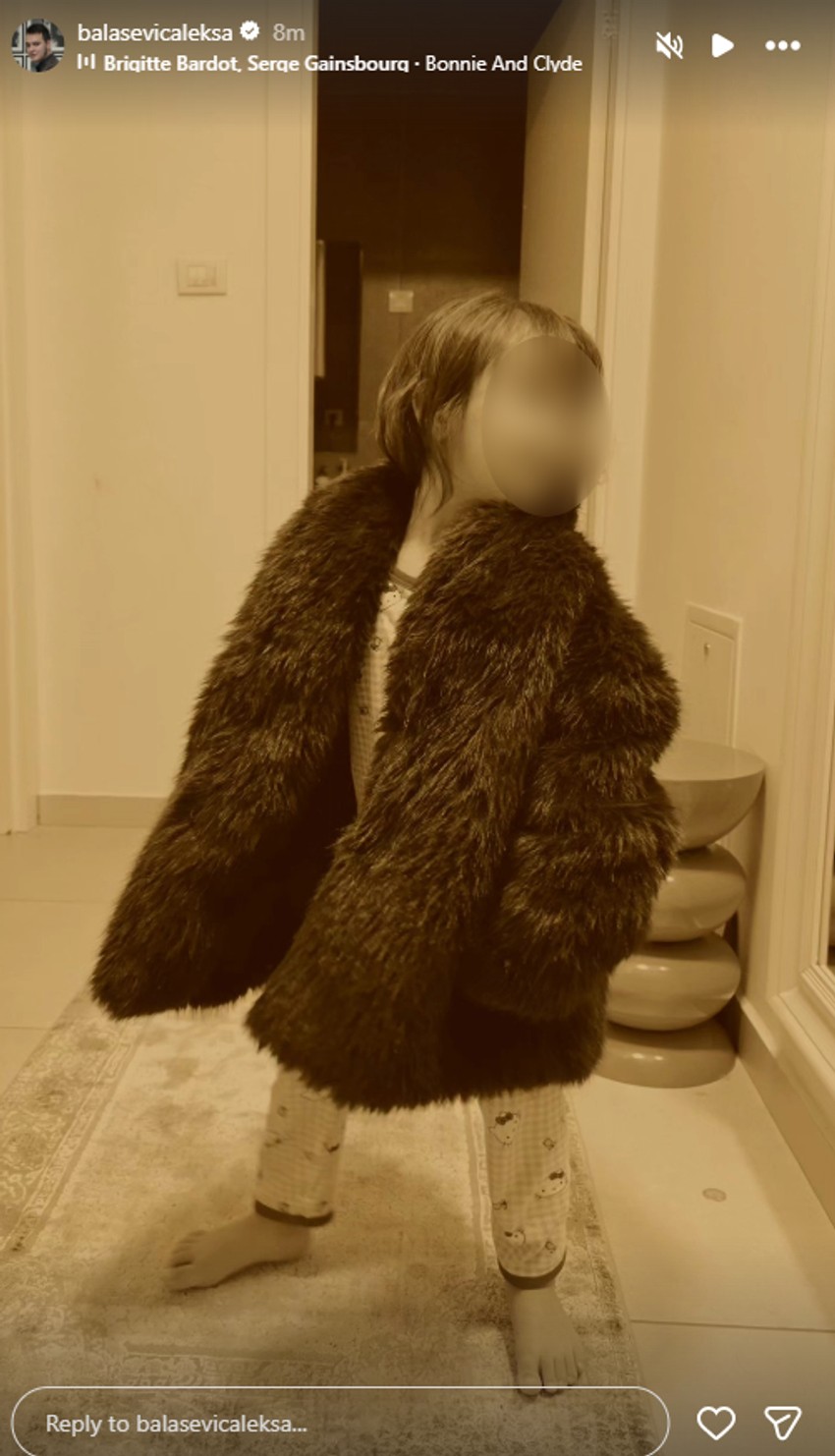 Aleksa Balašević pokazao ćerku