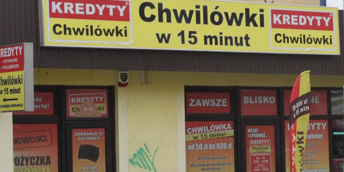 Kredyty chwilówki