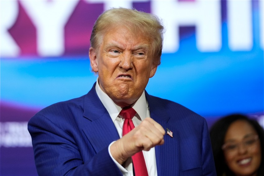 Donald Tramp na skupu u Ouksu u Pensilvaniji 14. oktobra