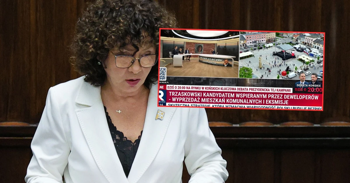 Posłanka nie wytrzymała na antenie TV Republika. Poleciały przekleństwa
