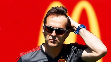 Mundial 2018: Zdruzgotany Julen Lopetegui ma pretensje do prezesa federacji