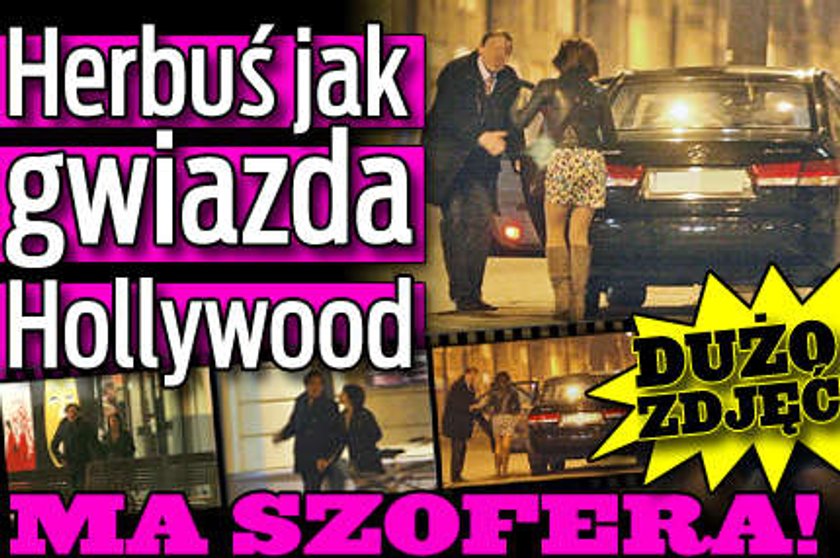 Herbuś jak gwiazda Hollywood. Ma szofera!