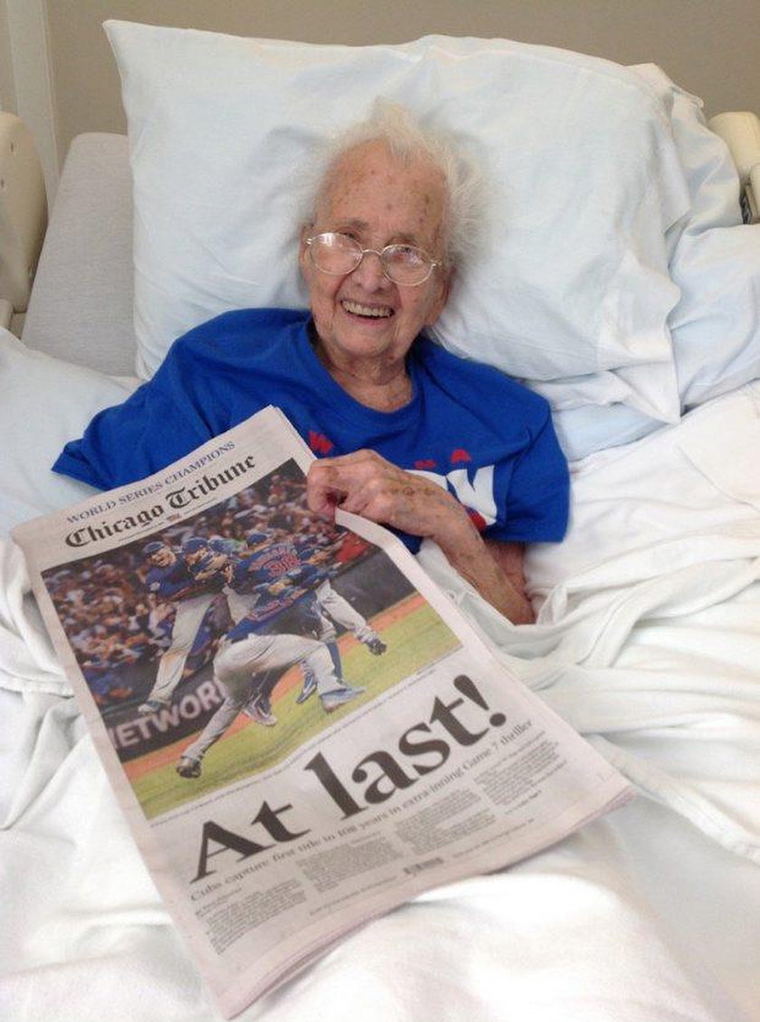 Mabel Ball 108 lat czekała na zwycięstwo Chicago Cubs. Zmarła tuż po nim