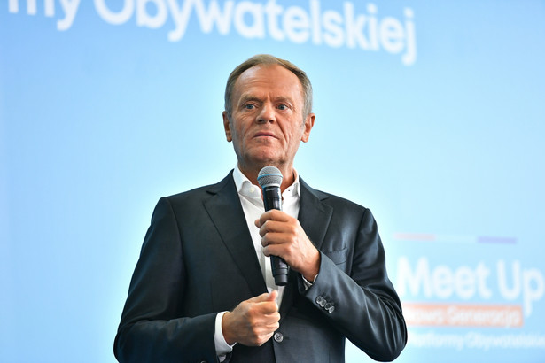 Przewodniczący PO Donald Tusk