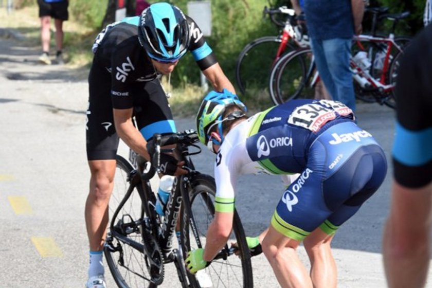 Richie Porte i Simon Clarke ukarani za zachowanie fair play!