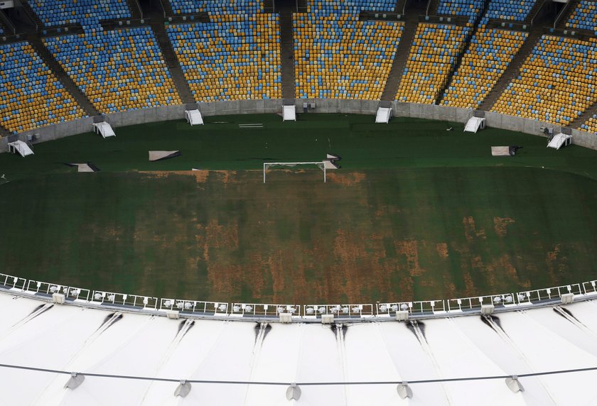 Słynna Maracana w ruinie