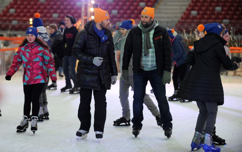 Anna Lewandowska poprowadziła lekcję WF na Stadionie Narodowym